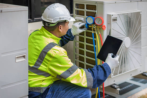 Professional Hvac Installation technician working in Poland, ME